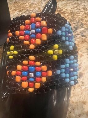 Handmade Multicolor Beaded Stretch Bracelet